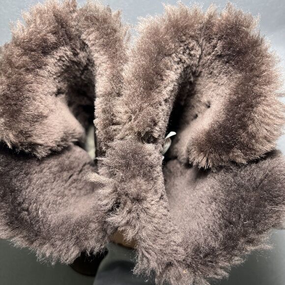 UGG Australia Bailey Triplet Shearling Tall Boots Size 5 Buttons Dark Brown - Picture 7 of 11